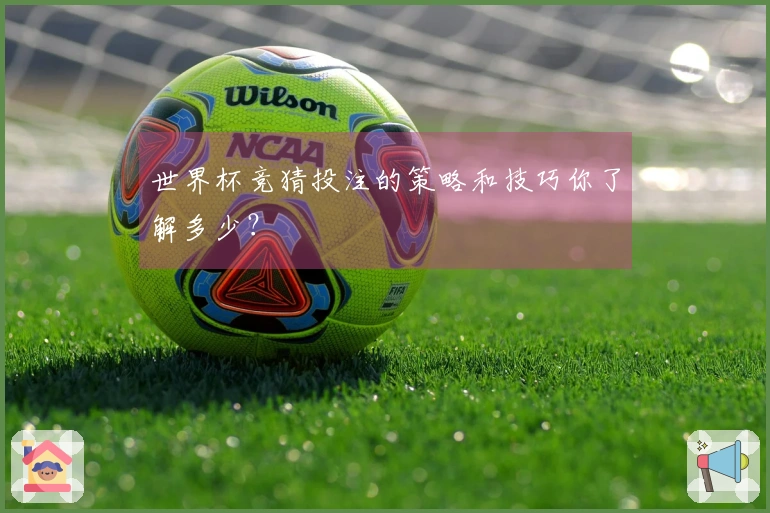 世界杯竞猜投注的策略和技巧你了解多少？